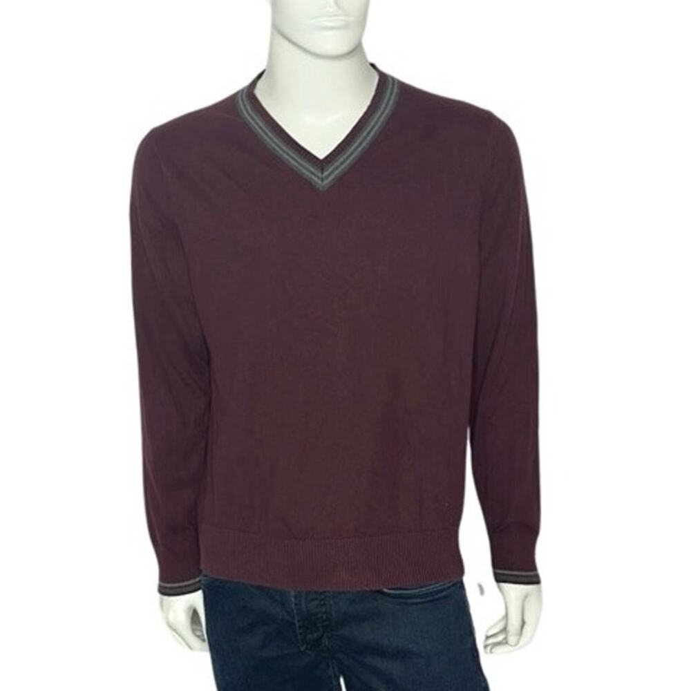 Banana Republic Cotton Cashmere‎ V-Neck Sweater Size Large